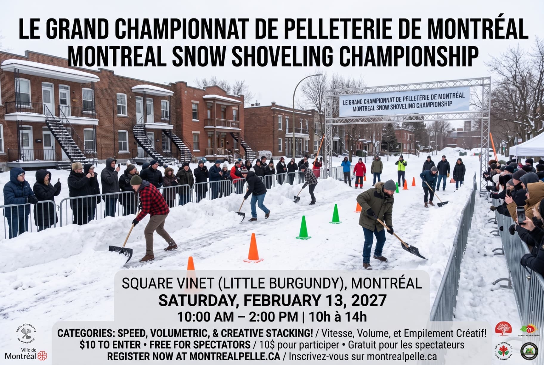 Montreal Snow Shoveling Championship